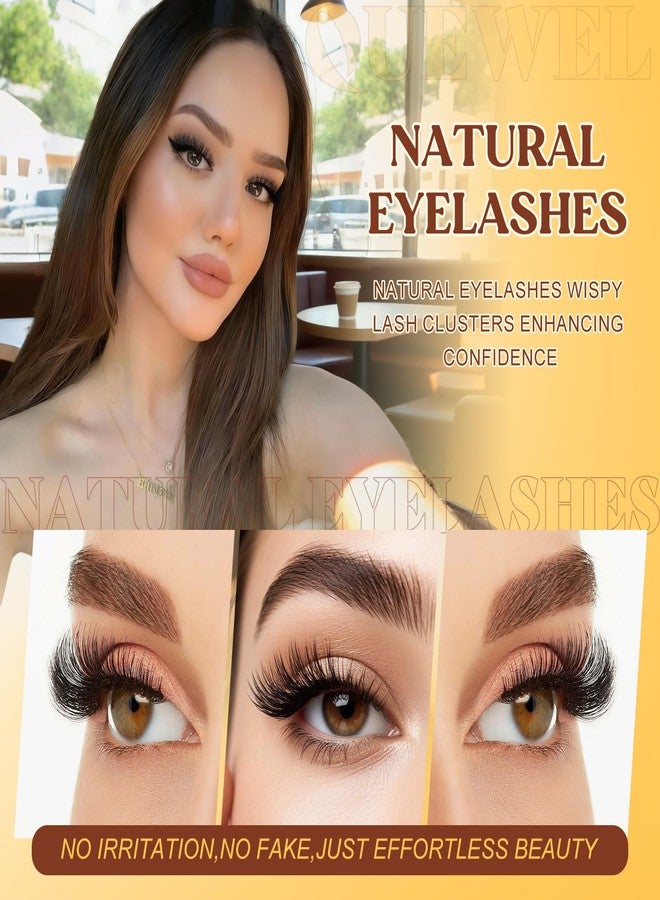كويويل مجموعة رموش كيوويل 580 قطعة، تتضمن رموشاً بأطوال 30D+40D+50D+60D+80D+100D، ورموشاً فردية قابلة لإعادة الاستخدام بأطوال تتراوح بين 10 و18 مم، مناسبة للمبتدئين في تركيب الرموش الطبيعية. - Image 3